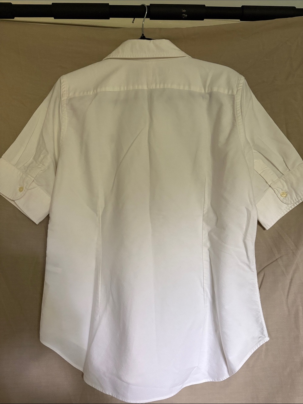Ralph Lauren White Short-Sleeve Button-Down Shirt - Picture 2 of 2